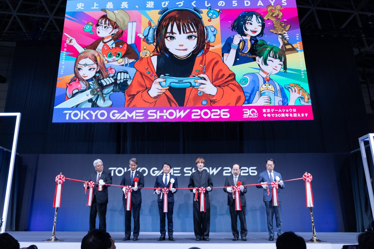 denfaminicogame's tweet photo. 「東京ゲームショウ2026」初日の来場者数は「5万3630人」。昨年の初日を約1200人上回る滑り出しに
https://t.co/uV479cIomM

30周年の今回は9月17日から21日までの5日間開催で、会期はTGS史上最長。53の国・地域から1138の企業・団体が出展し、出展社数も昨年を上回る史上最多 https://t.co/QelbfFz22Q