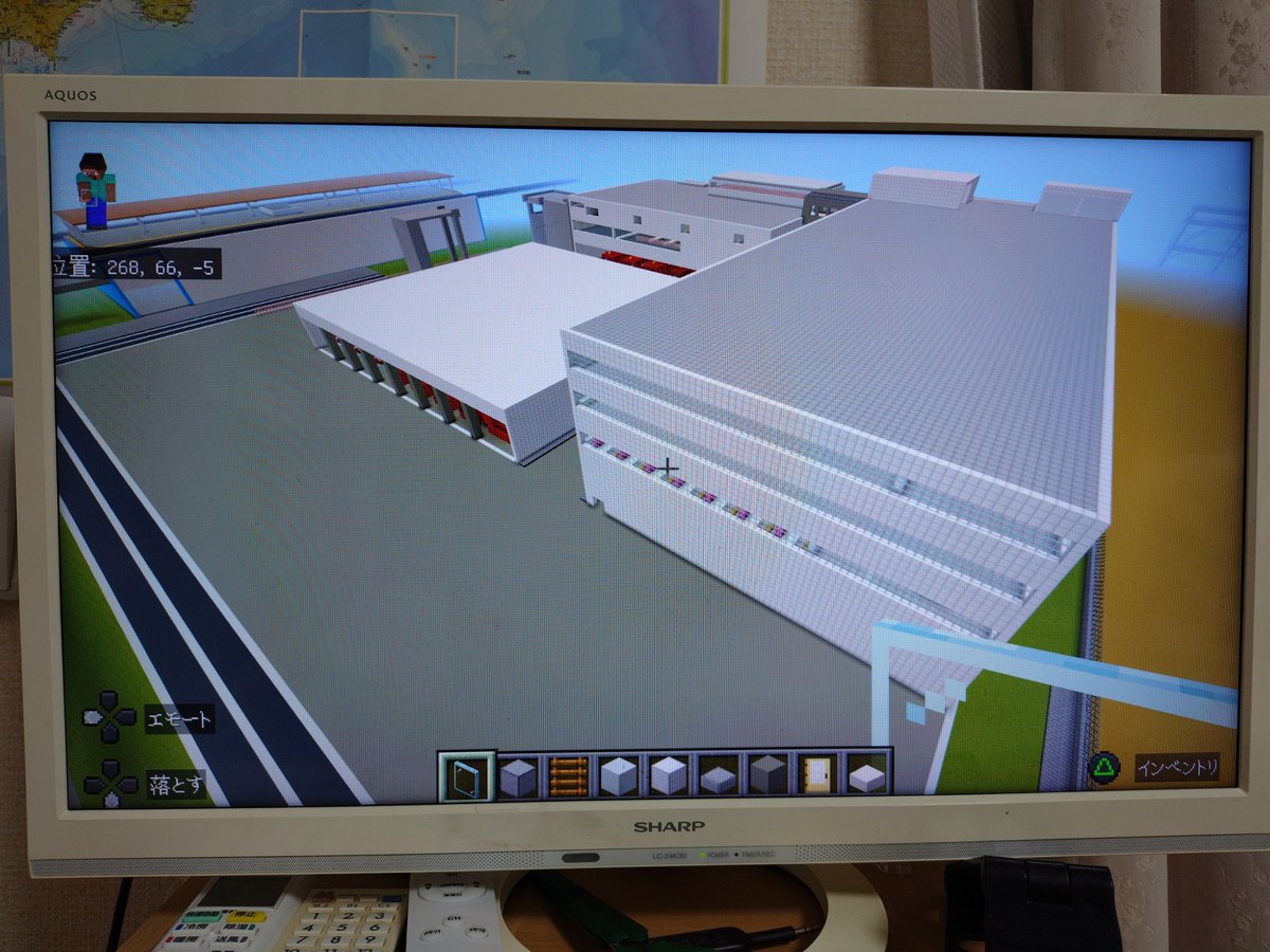 PN89_1021's tweet photo. マイクラで作った架空の消防署
詳しいことは、ALTに書きました https://t.co/z0gqu3TM0q