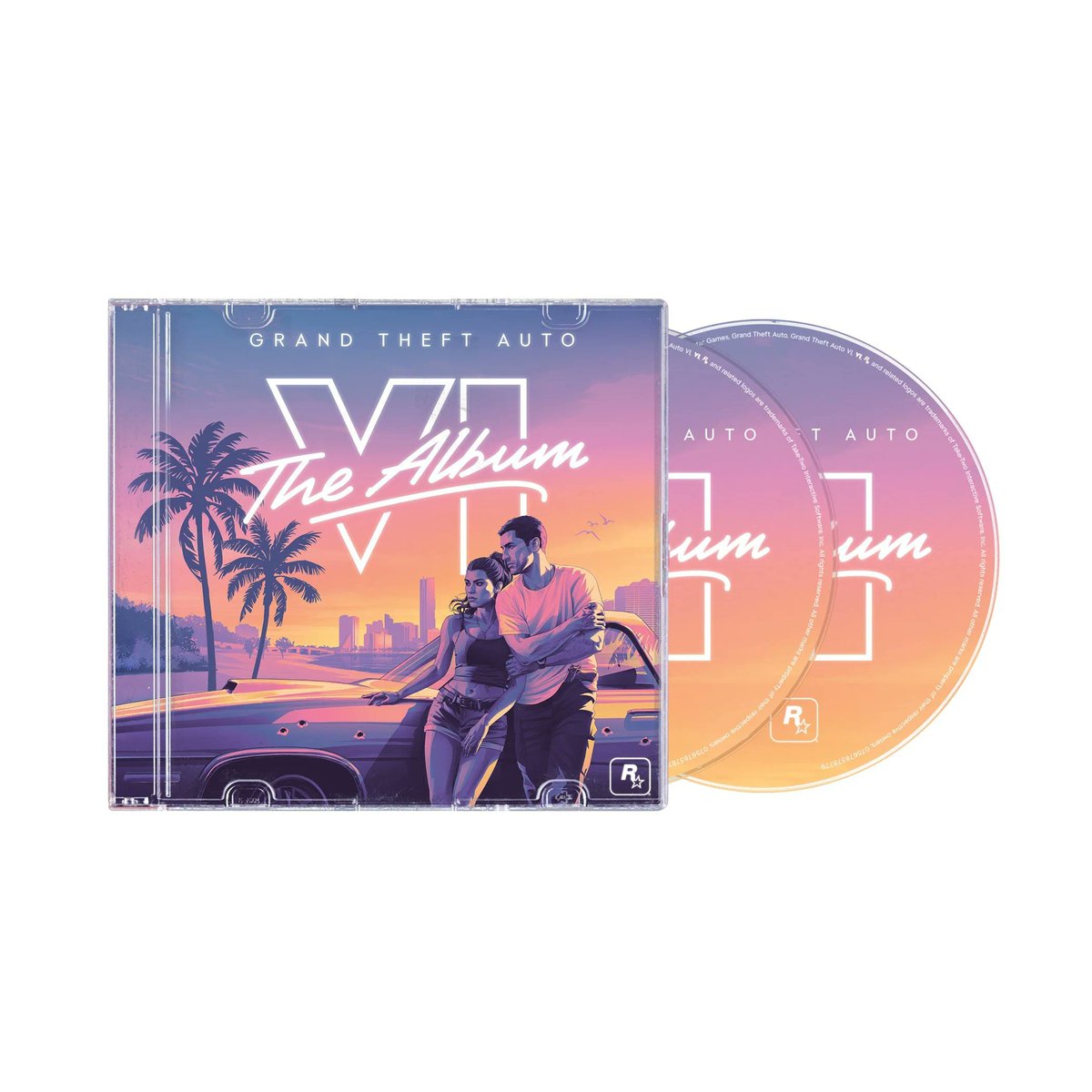 iGrandTheftAuto's tweet photo. The Standard Retail CD for "Grand Theft Auto VI: The Album"

The jewel case may be exclusive to the official GTA VI Album Store. https://t.co/xoXnK5Kubu