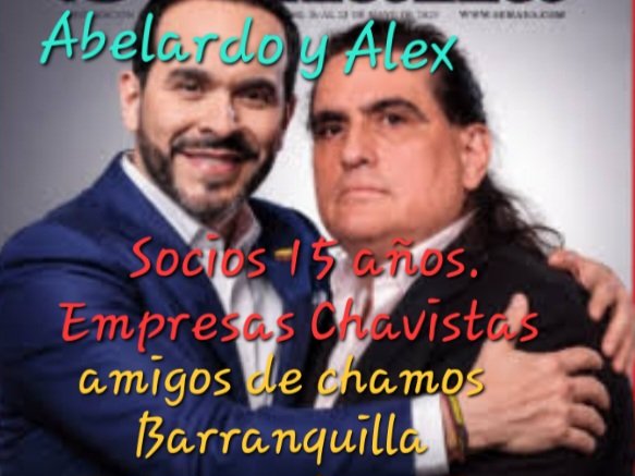 abdelnaimep's tweet photo. Alex Saab en USA se declara culpable.
¿Y su Socio Abelardo De La Espriella?
Alex y Abelardo 2 Socios Chavistas Criminales protegidos por Chavez, Santos y Maduro.
¿O alguien tiene a su Malandro favorito?
15 años Socios y Amigos de décadas en Barranquilla = Chavistas Criminales... https://t.co/k51X7vvJzl