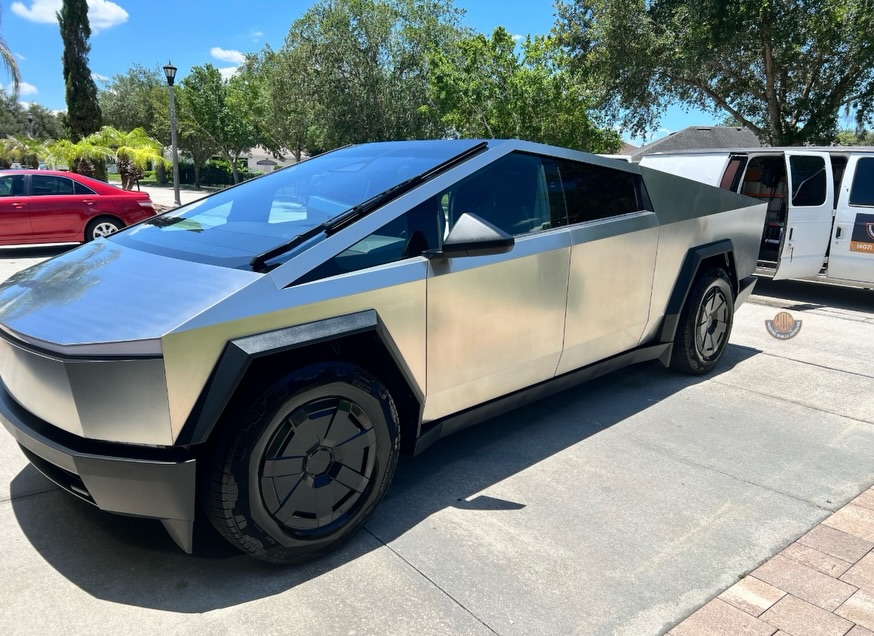 CletaLiburxg's tweet photo. Our client’s Tesla Cybertruck looks amazing after our Extreme Detailing service. Swipe through the photos to see the results. Ready to transform your ride? Call, text, or book online. Experienced, fully equipped, mobile, insured, and professional. https://t.co/tdFu7DnZU6