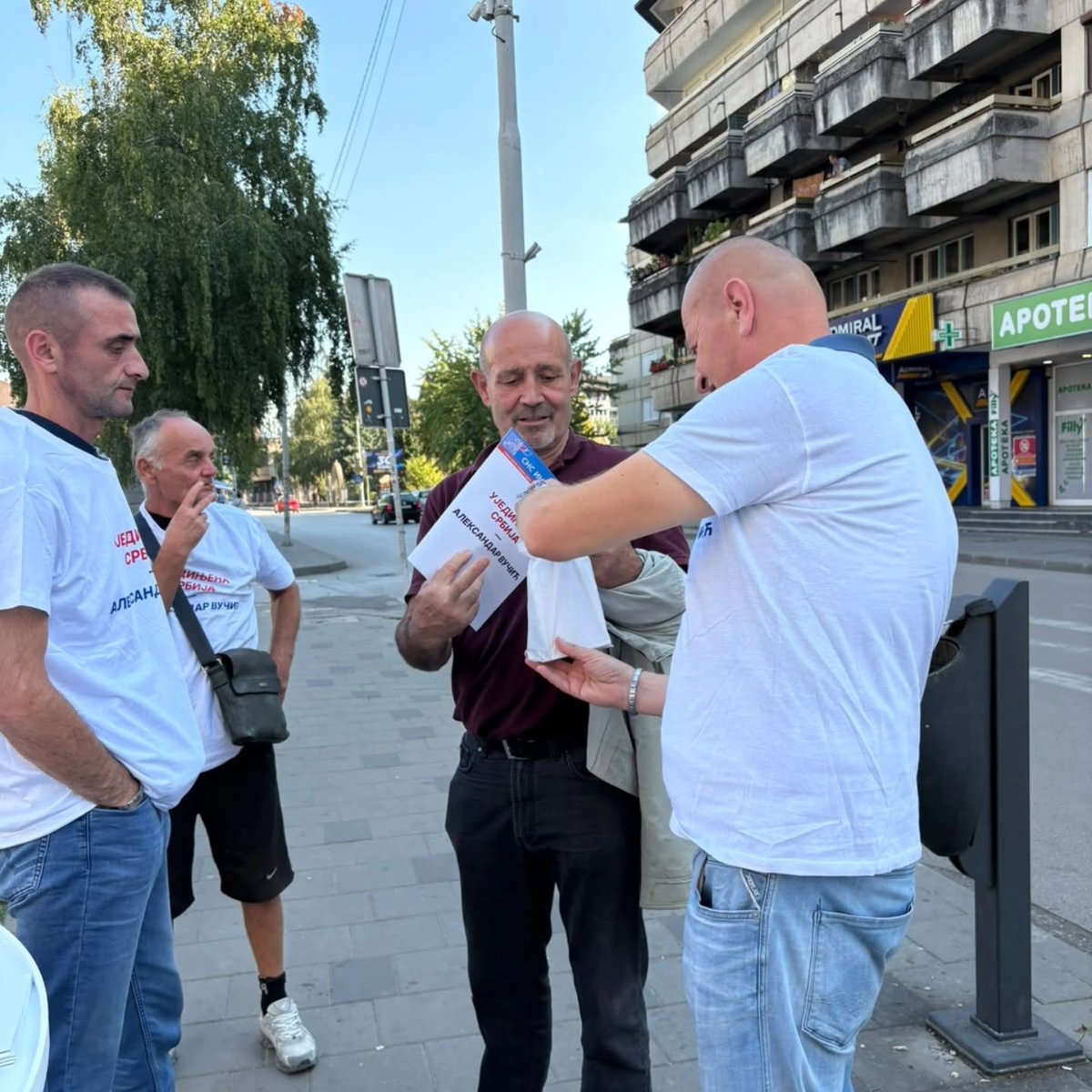 snspriboj's tweet photo. Уједињена Србија - Штанд Општинског одбора Српске напредне странке одржан 17.09.2026.г. #srpskanaprednastranka #srbija📷 https://t.co/LuQAQne8bp