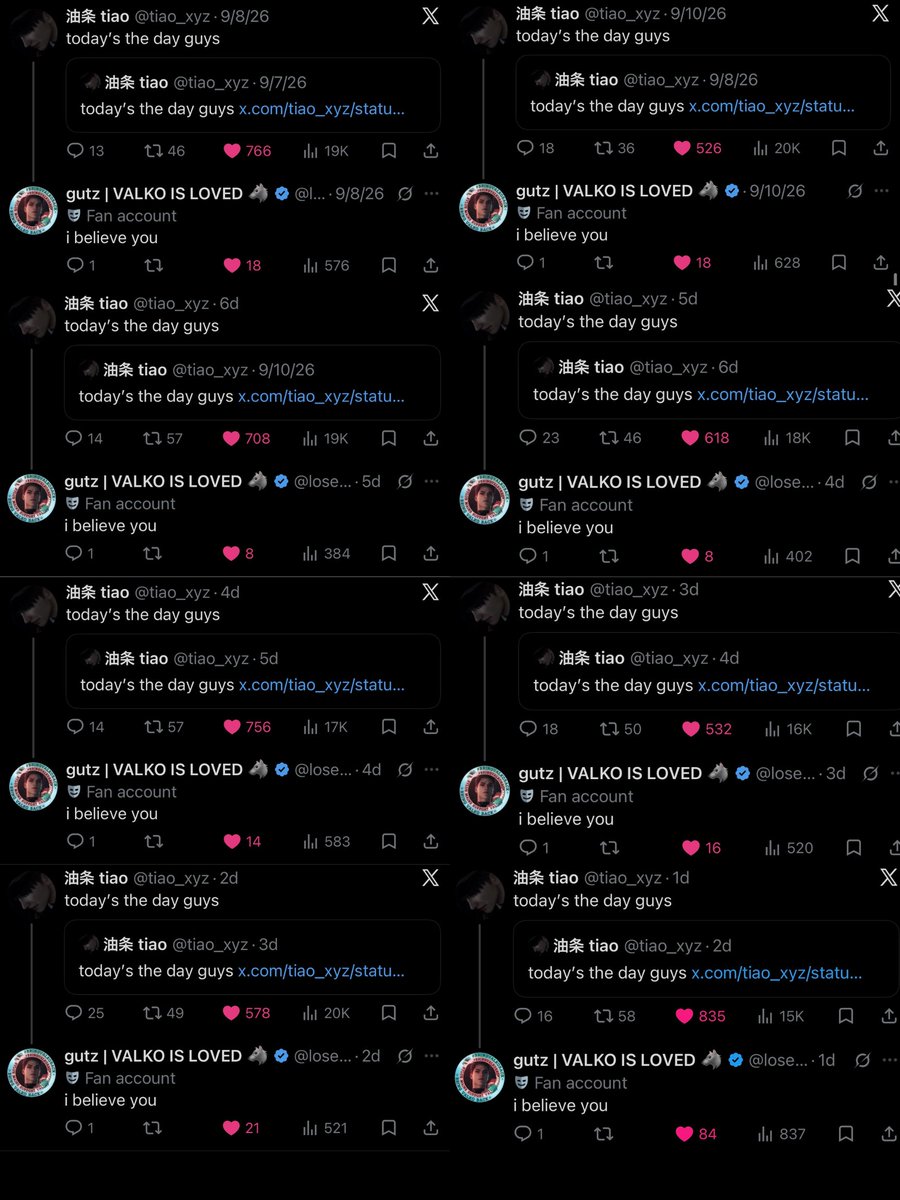 Alpackaaa's tweet photo. Name a more iconic duo, I'll wait. 🐺

@tiao_xyz  @loseurgutz 

#BringValkoBack https://t.co/U1vm98kH9N