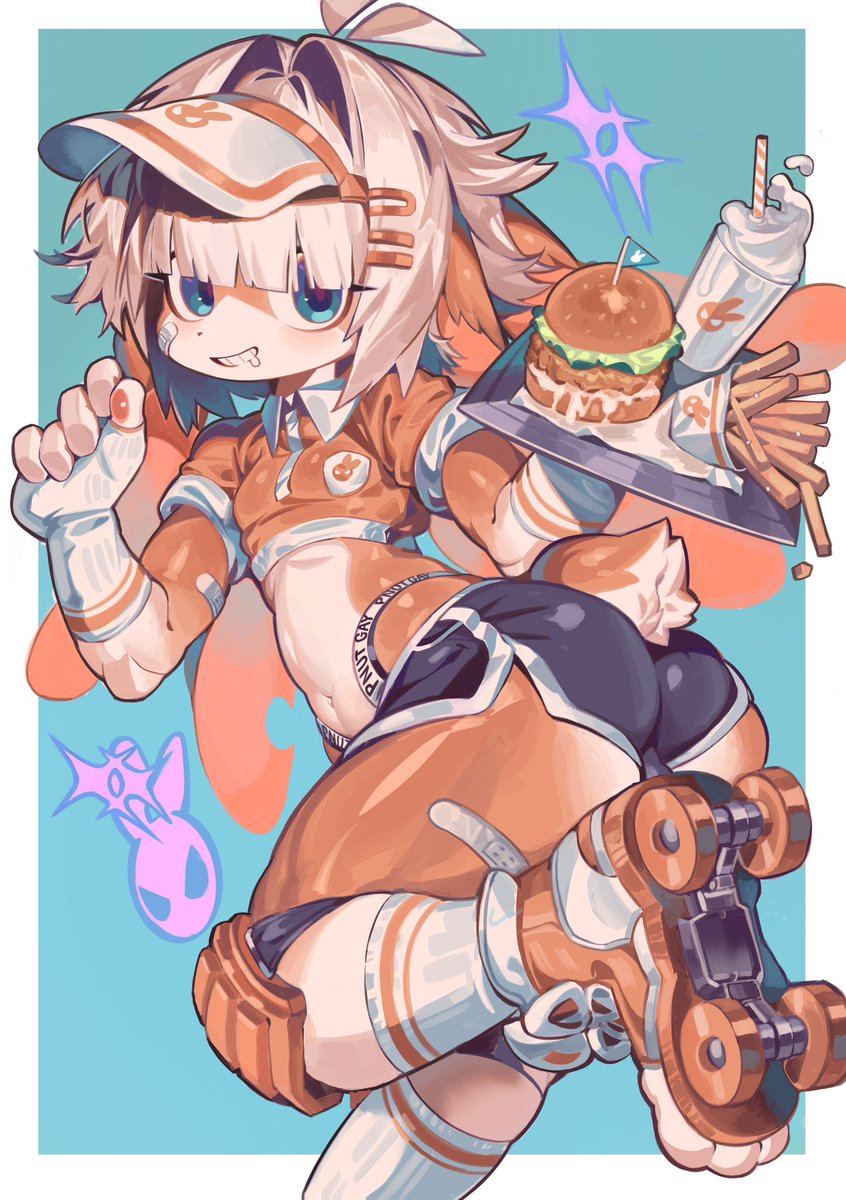 magic_dream00's tweet photo. 🐰🍔🧡 https://t.co/t8p3xyVluG