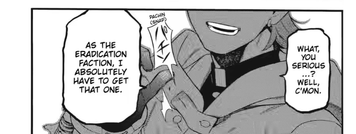 goontovanoe's tweet photo. #vnc69 

vnc spoilers 

how it feels to see the way the chasseurs talk about Vanitas https://t.co/72kwOndhHR