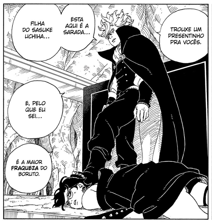 BorutoUpdatesBr's tweet photo. “Esta aqui é a Sarada, filha do Sasuke Uchiha, e, pelo que sei, é a maior FRAQUEZA do Boruto.” https://t.co/aTOy1OB4Hb