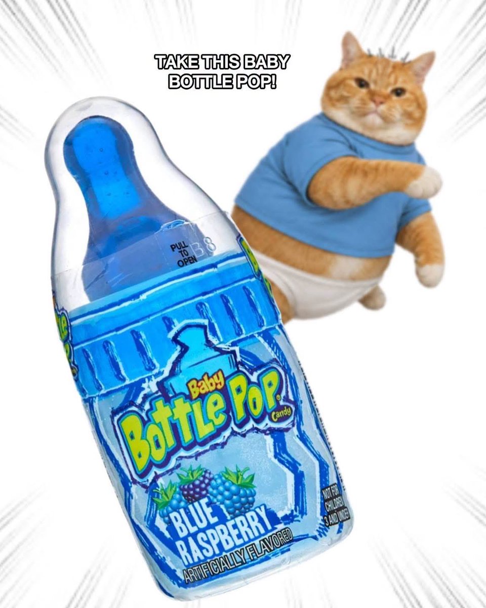 ThrowingObjects's tweet photo. Take this Baby Bottle Pop! https://t.co/EPL9i9AwXr