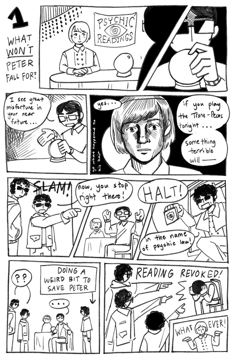 miacckiaccart's tweet photo. dumb gag show meets dumb gag comic for @deusworx’s birthday!! https://t.co/XdzBAFpBFC