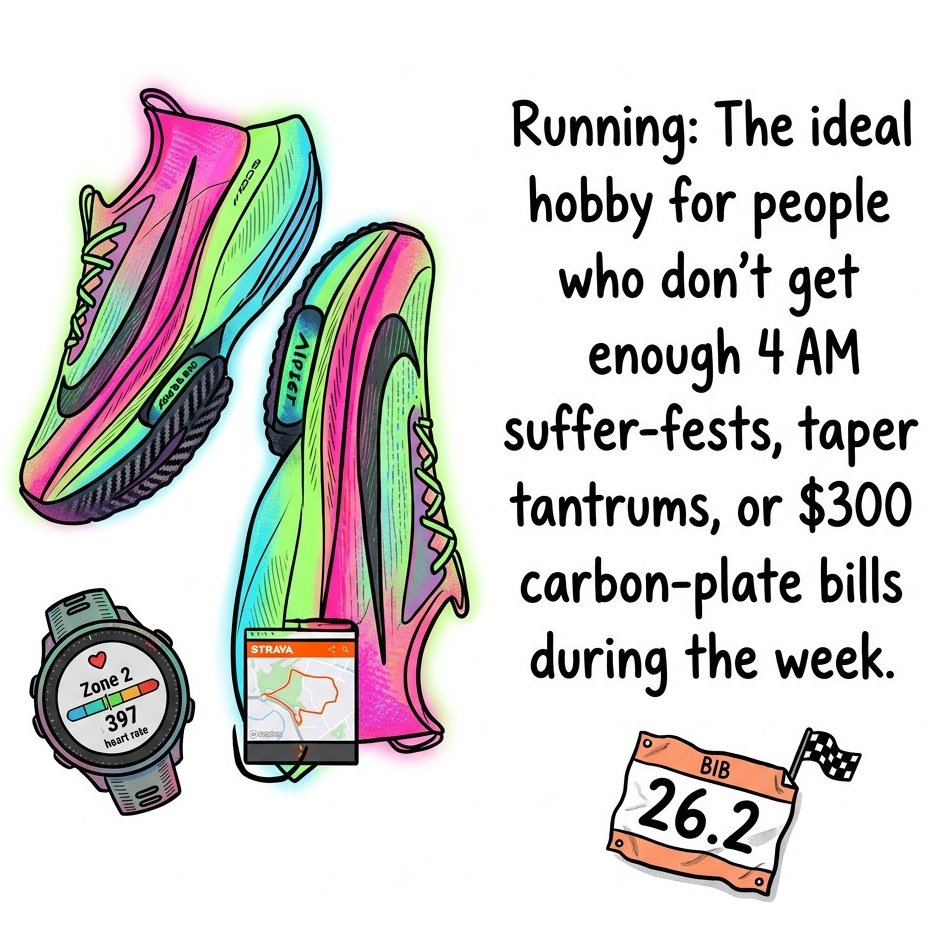 ReneeKilloryg7's tweet photo. It’s not a hobby; it’s an expensive way to stay tired all the time. Don’t let Ez Running Page suffer alone. https://t.co/Tp6b7LNuMR