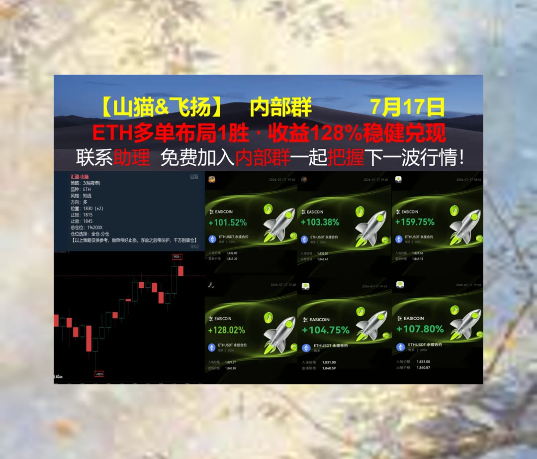 BritanyPolowy's tweet photo. Diligence is the mohter of success.
不知道震荡行情怎么观察？分享走势变化与盘面观点。滑点🟥维客🥛预售🐀长线投资
交易确认⏺侧链🍦诱多📏流动性池
币安 欧易 BTC 免费合约跟单社区👉 @fzy988 👈 https://t.co/a8N3FGPjM8
