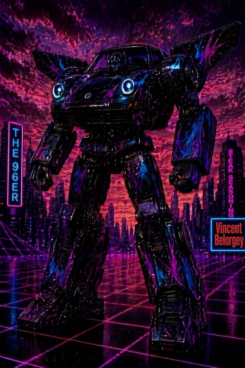 the96er_'s tweet photo. 42 years ago today, The Transformers first hit TV. More than meets the eye… and more flavor than meets the grill.
Rolled this one out in honor of the anniversary. Autobots roll out. Steaks roll on.
Grab The 96er Steak Seasoning to transform your grill 👇
https://t.co/t1f2sRHscV

#Transformers #Transformers42 #MoreThanMeetsTheEye #The96er #SteakSeasoning #GrillLife #Synthwave