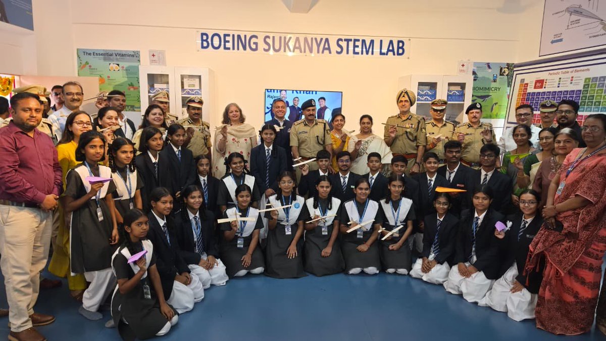 crpfindia's tweet photo. A transformative day for education & empowerment at GC Rangareddy

​DG @crpfindia Shri @gpsinghips inaugurated the state-of-the-art Boeing Sukanya STEM Lab, partnered with @Boeing_In to equip our children with world-class education in science, technology & hands-on innovation.
​
​Through CSR partnership alongside Sahyog Care For You, the National Centre for Divyang Empowerment (NCDE) at CRPF Group Centre, Rangareddy is set to become an elite para-sports hub.

​Our #DivyangWarriors will receive top-tier sporting gear, specialized medicine, international-level coaches, and targeted nutrition. 
​
"We are honoured to serve those who serve the nation." — Sh. Salil Gupte, President, @Boeing_In said while addressing the gathering.

​DG CRPF highlighted that NCDE is evolving into a Centre of Excellence for all CAPFs & State Police forces, backed by modern prosthetics for mobility and an expanded training curriculum.
​
​Immense gratitude to @Boeing_In , Ms. Praveena Yagnambhat, and Sahyog Care For You for investing in nation-building and force welfare.

#NationFirst
​#Vandematram150 
@gpsinghips 
@crpf_j
@CentralZoneCrpf 
@northeast_zone
@southzone_hyd
@Boeing_In
@SalilAnilGupte
@LLF_IN
@SahyogCare4You