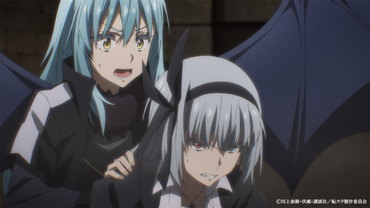 ten_sura_anime's tweet photo. 📢放送まであと3⃣0⃣分

前回のおさらい⏲
▼ ………………………………………
封印の解かれたクロノアは
〝勇者〟ではなく、破壊の化身だった。
圧倒的な力を持つクロノアに対抗するため、
リムルは奥の手として魔国連邦から
ヴェルドラを召喚する。

300年前のリベンジマッチに燃えるヴェルドラ。
そして、ルミ��スからクロノアの中に
ヒナタの魂が眠っていることを聞いたリムルと、
リムルの思惑に気づいた魔王レオンは、
クロエとヒナタを救う為に共闘する。
………………………………………
⌛この後の放送もお楽しみに⌛

#転スラ #いっしょに転スラ