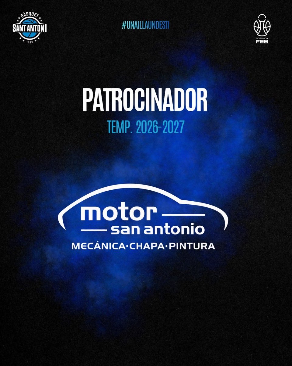 CBSantAntoni's tweet photo. 🙌 Los patrocinadores son una parte fundamental de la fuerza del Class Bàsquet Sant Antoni. Cada semana seguimos conociendo a las empresas y marcas que creen en nuestro proyecto y que, temporada tras temporada, nos ayudan a seguir creciendo dentro y fuera de la pista. 𝐇𝐨𝐲 𝐩𝐫𝐞𝐬𝐞𝐧𝐭𝐚𝐦𝐨𝐬 𝐚 𝐌𝐨𝐭𝐨𝐫 𝐒𝐚𝐧 𝐀𝐧𝐭𝐨𝐧𝐢𝐨 💙

🚗 Más de 50 años al servicio de Ibiza. Desde 1971, Motor San Antonio trabaja en la reparación y mantenimiento integral de vehículos, evolucionando al ritmo de la isla y apostando siempre por la profesionalidad, la confianza y la atención personalizada.

🔧 Mecánica, chapa y pintura son solo una parte de una oferta mucho más amplia: mantenimiento general, diagnosis, neumáticos, climatización, frenos, electricidad, electrónica, cristales, limpieza integral y muchos otros servicios para todo tipo de vehículos.

🛠️ Su equipo combina décadas de experiencia con las tecnologías y herramientas más actuales, trabajando con todo tipo de marcas y vehículos y ofreciendo soluciones tanto para intervenciones sencillas como para reparaciones más complejas.

💙 𝐏𝐚𝐫𝐚 𝐧𝐨𝐬𝐨𝐭𝐫𝐨𝐬 𝐞𝐬 𝐮𝐧 𝐨𝐫𝐠𝐮𝐥𝐥𝐨 𝐜𝐨𝐧𝐭𝐚𝐫 𝐜𝐨𝐧 𝐮𝐧𝐚 𝐞𝐦𝐩𝐫𝐞𝐬𝐚 𝐝𝐞 𝐒𝐚𝐧𝐭 𝐀𝐧𝐭𝐨𝐧𝐢 𝐜𝐨𝐧 𝐦𝐚́𝐬 𝐝𝐞 𝐦𝐞𝐝𝐢𝐨 𝐬𝐢𝐠𝐥𝐨 𝐝𝐞 𝐭𝐫𝐚𝐲𝐞𝐜𝐭𝐨𝐫𝐢𝐚, 𝐪𝐮𝐞 𝐜𝐨𝐦𝐩𝐚𝐫𝐭𝐞 𝐜𝐨𝐧 𝐧𝐮𝐞𝐬𝐭𝐫𝐨 𝐩𝐫𝐨𝐲𝐞𝐜𝐭𝐨 𝐯𝐚𝐥𝐨𝐫𝐞𝐬 𝐜𝐨𝐦𝐨 𝐞𝐥 𝐭𝐫𝐚𝐛𝐚𝐣𝐨, 𝐥𝐚 𝐜𝐨𝐧𝐬𝐭𝐚𝐧𝐜𝐢𝐚 𝐲 𝐞𝐥 𝐜𝐨𝐦𝐩𝐫𝐨𝐦𝐢𝐬𝐨 𝐜𝐨𝐧 𝐧𝐮𝐞𝐬𝐭𝐫𝐚 𝐠𝐞𝐧𝐭𝐞.

🏠 Motor San Antonio
📍 Avda. Dr. Fleming, 77 · Sant Antoni de Portmany
📞 971 340 106 · 971 344 088
📱 WhatsApp: 608 696 464
✉️ taller@motorsanantonio.com
🌐 https://t.co/I59ZluQVvB

🔥 Som família. Som equip. Som Class Bàsquet Sant Antoni.

#Classrentacaribiza #OrgullDeClub #UnaIslaEnLaGrada #unaillaundestí