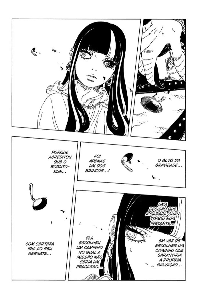 loversnoelle's tweet photo. A Sarada é muito foda. O plano com o Boruto falhou, mas ela manteve a calma, encontrou rapidamente outra solução e deixou o brinco para criar uma abertura. Contra o Boro, ela já havia se feito de indefesa para depois contra-atacar, e agora repete a mesma estratégia com o Code. + https://t.co/rmDWuD4XDR
