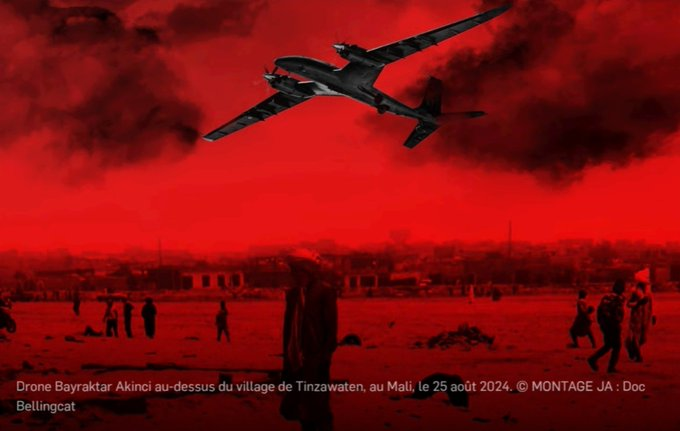 SoleilduNiger's tweet photo. #Mali - Azawad | Enquête sur la guerre des drones  Une enquête de Jeune Afrique et Bellingcat, menée avec la participation de The Sentry, révèle l’ampleur des victimes civiles liées aux frappes de drones de l’armée malienne et de ses alliés russes de l’Africa Corps https://t.co/GuntV6LPAJ