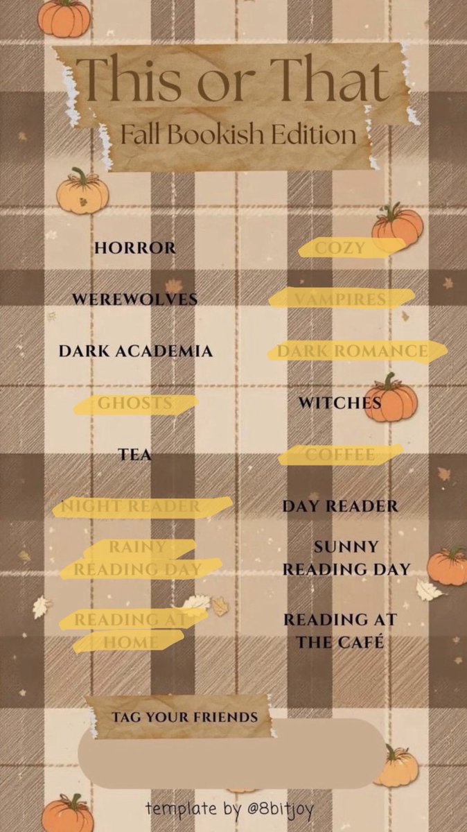 viciousxdarling's tweet photo. autumn book this or that 🍂 https://t.co/cdxyMZ2wdB