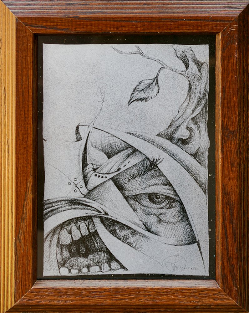 tat0mir's tweet photo. "METAMORPHOSIS” 2008
skratch drawing on painted glass 5"x7" (framed)
https://t.co/nsWHYrKdq3 #tatomir #magick #pagan #occult #tatomirpitariuart https://t.co/Hzc6L8q40g