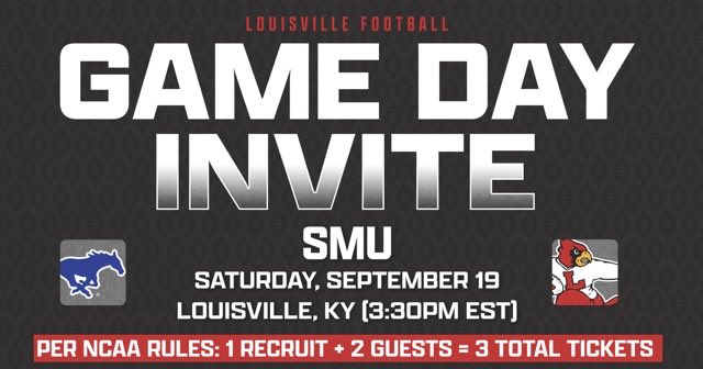 lockdowncbcj05's tweet photo. Grateful for the invite for the oppurtunity to see @LouisvilleFB play this Saturday against SMU. Can’t wait to get on campus!  

#true2029 #2029ATH 
@BallHawkU @NCEC_Recruiting @BuckFitz @NatlPlaymkrsAca @PrepRedzoneAL @AL6AFootball @Alabama_Varsity @HallTechSports1 @YogSelect7v7 @Prewettperform @GoCards  @CoachMaraJCCHS
@TheCAVWAY @BSonnone @ULFBRecruiting