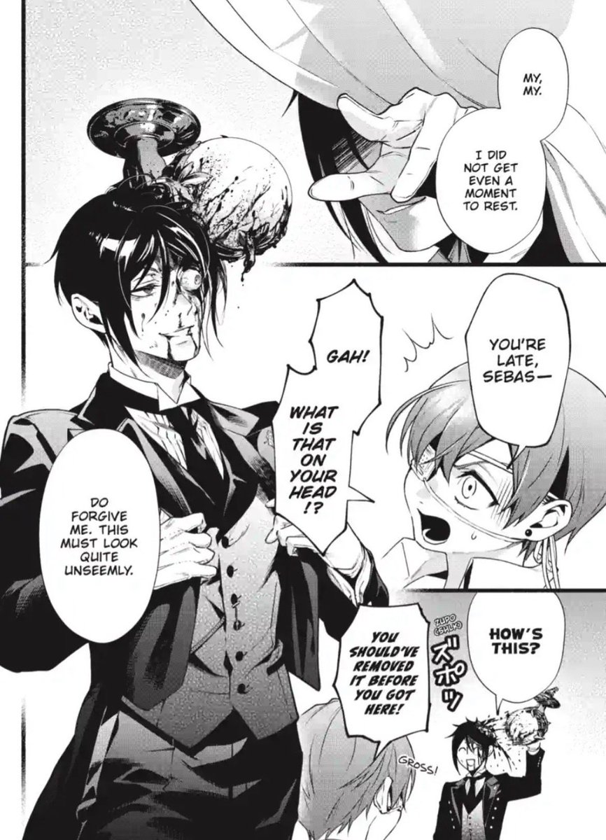 devilskuro's tweet photo. // kuroshitsuji chapter 229 spoilers

he thinks he’s so funny (he is) https://t.co/GuiH8z2DWk