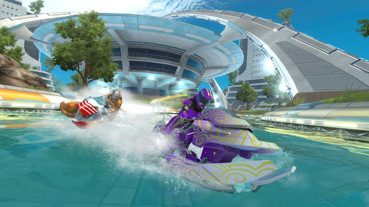 vectorunit's tweet photo. Water racing is in our DNA, and the team has been busy! We're peeling back the curtain just a little bit.

Catch first details, new screenshots, and learn about what we have in store for the next Riptide GP game 🌊

➡️ https://t.co/0S8KS5piy4 https://t.co/USjnXoLAlX