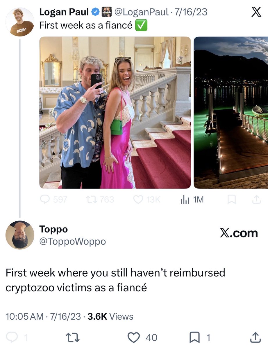 ToppoWoppo's tweet photo. seeing logan paul on my timeline because of pokemon &amp; i’ve been blocked by him for 3+ years now lmao https://t.co/wl1clxCAgS