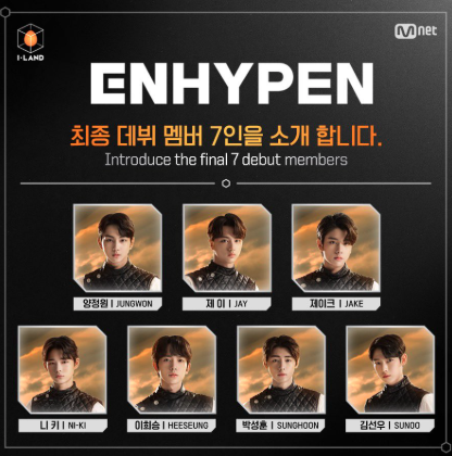 AboutMusicYT's tweet photo. 6 years ago today, ENHYPEN was formed on the finale episode of I-Land. https://t.co/3ixKEhpP70