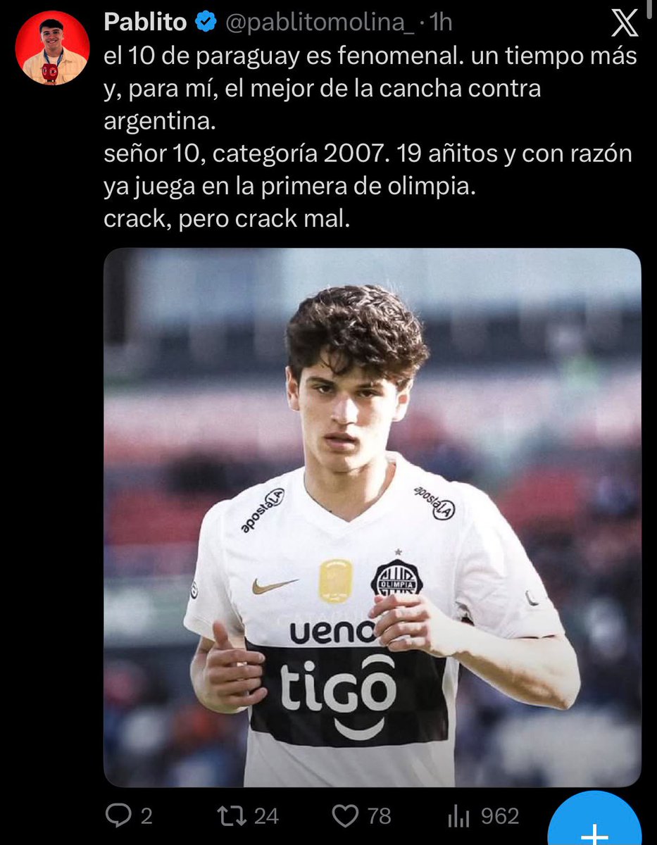 BrunoPont's tweet photo. Repercusiones de la gran actuación de la Eduardo Delmás tras la victoria de la Selección Paraguaya ante Argentina por el marcador de 2-1 en los Juegos ODESUR. 

@rockandpop955
@nanduti
#LaGranJugada https://t.co/dzyGEs6LfT