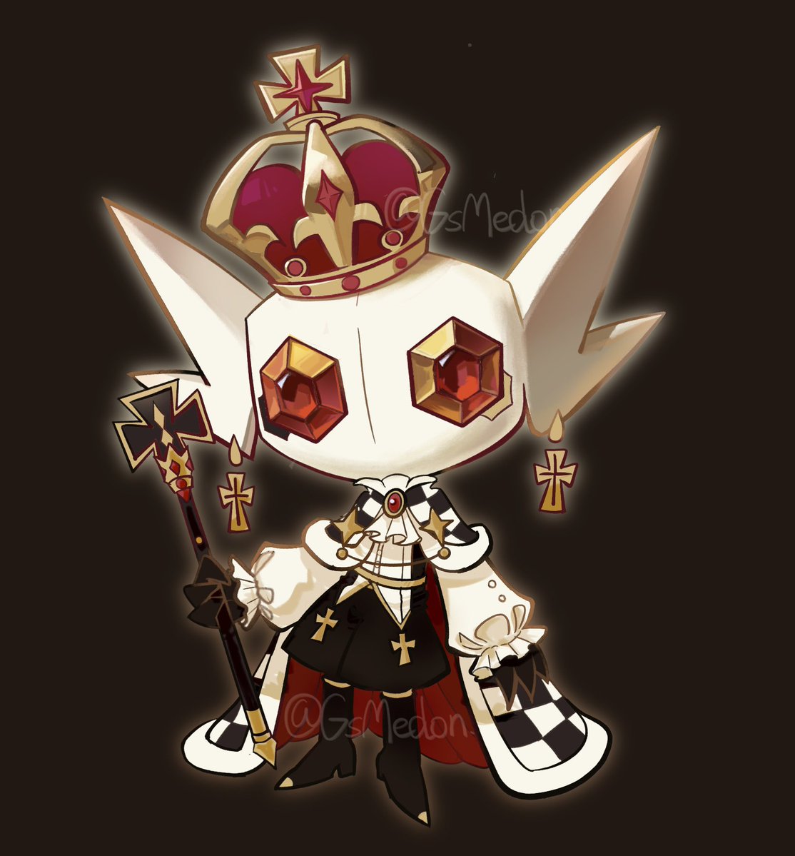 GsMedon's tweet photo. The King

#pokemonfanart #sableye  #ヤミラミ https://t.co/76LZluZa80
