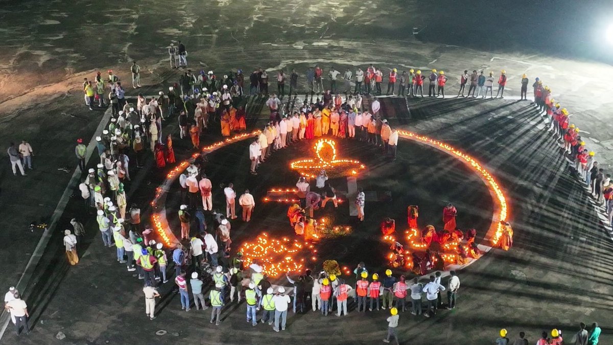 chowdaryg's tweet photo. 🪔🇮🇳 Ashirwad Ka Diya at Polavaram Project.

At the Polavaram National Project, we joined together to light the Ashirwad Ka Diya and offer prayers for the good health, long life and continued strength of Hon’ble Prime Minister Shri @narendramodi ji.

Graced by Dr. Nimmala Ramanaidu ji, Minister for Water Resources Development, Government of Andhra Pradesh , Shri Boragam Srinivasulu Ji, Chairman - AP Scheduled Tribes Cooperative Finance Corporation, Smt. Bollina Nirmala Kishore Ji, BJP AP State Vice-President, Engineers , other Staffs and fellow NDA leaders.

A diya of blessings for a stronger Bharat and Viksit Bharat @ 2047. 🇮🇳🪔

@RamanaiduTDP @BJP4India
@BJP4Andhra @NitinNabin @shivprakashbjp
@MadhavBJP @BJPMadhukarAP
#AshirwadKaDiya
#SevaSankalpAbhiyan
#HappyBdayPMModi