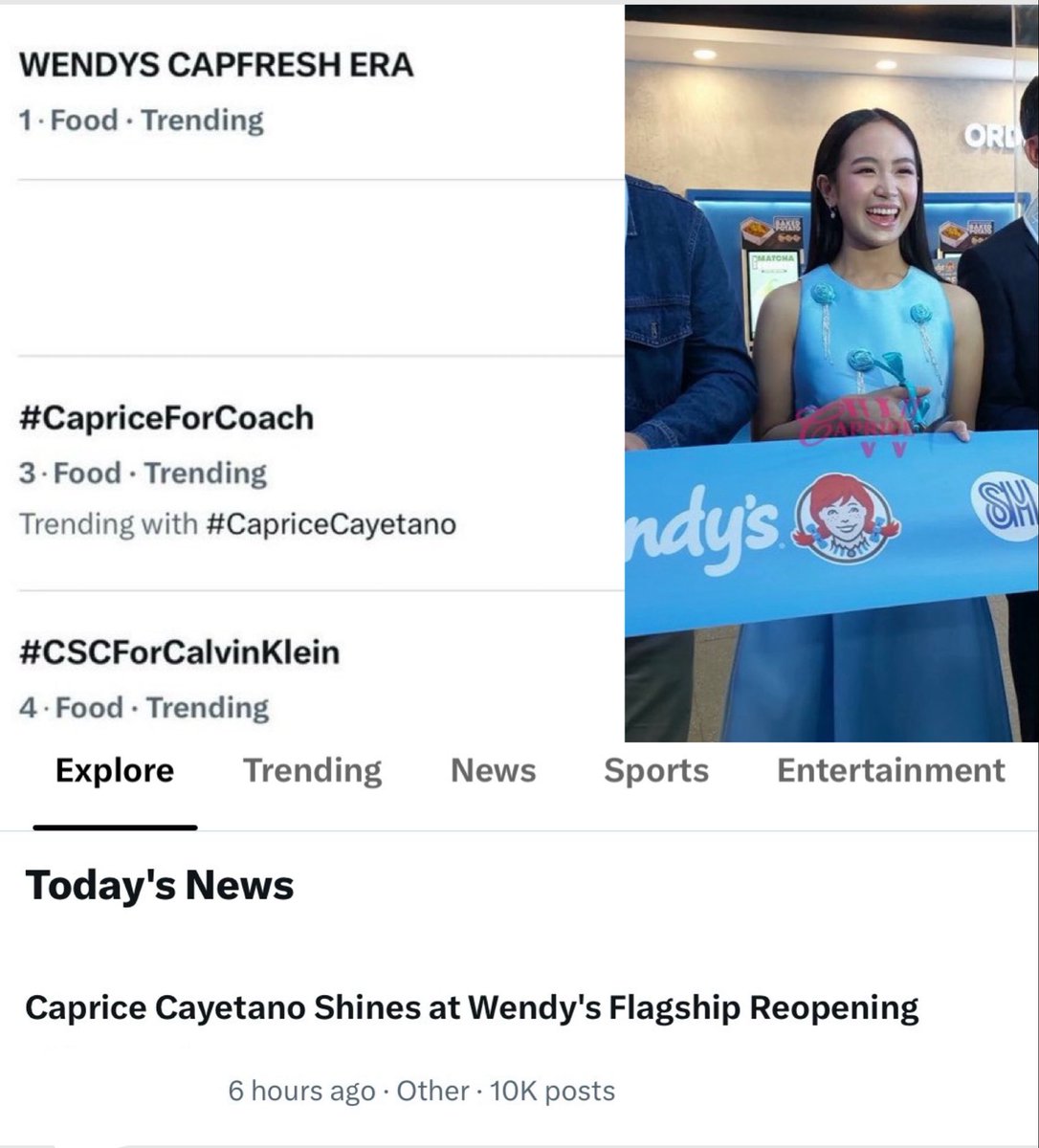 _eunnbi's tweet photo. what a blessed and surprising day!! π₯Ή
ck, coach and wendys m&g π
Caprice Salvador Cayetano did that π
WENDYS CAPFRESH ERA
#CapriceForCoach
#CSCForCalvinKlein https://t.co/RemMfE5qDW
