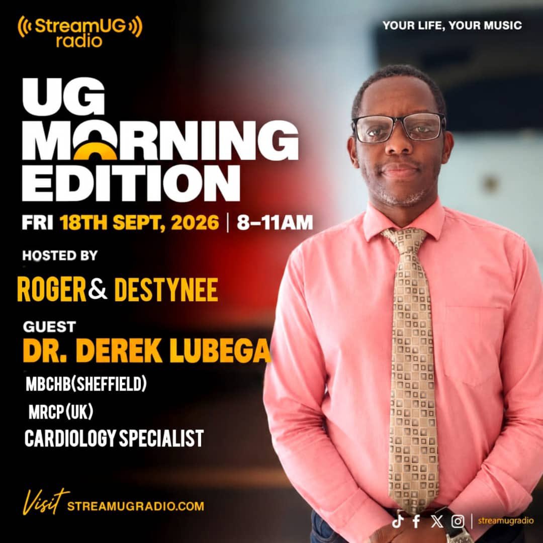 Nalulungi_'s tweet photo. Tune in tomorrow! 

Roger &amp; I will take over the UG Morning Edition on @StreamUGRadio , 8–11AM, with special guest Dr. Derek Lubega. Don’t miss it! 

#UGMorningEdition #StreamUGRadio https://t.co/rjbZ1Kywg9