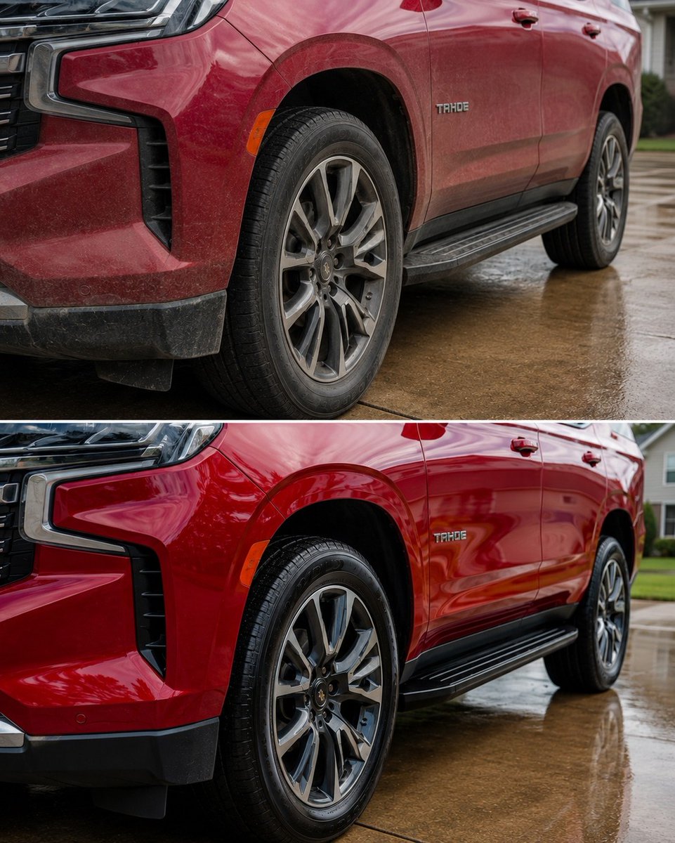 IngerZurawkukj's tweet photo. Think your car can’t shine like new? Our Exterior Detailing revives dull paint, removes embedded dirt, and restores a mirror finish with a safe wash, deep wheel cleaning, decontamination, and long-lasting wax protection. Contact us for a quote. https://t.co/TQAjtONgfO
