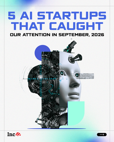 Inc42's tweet photo. 5 AI Startups To Watch In September 👀

From AI-powered incident management and personalised learning to sovereign AI infrastructure, BFSI deployment and enterprise AI agents, these startups are tackling different bottlenecks in taking AI from a demo to real-world deployment.

Here’s a look at the 5 startups that caught our eye this month 👇

🔗 To read the full story, click here: https://t.co/f7LRXFLweb

#AI #AIEconomy #Startups #India #Trending