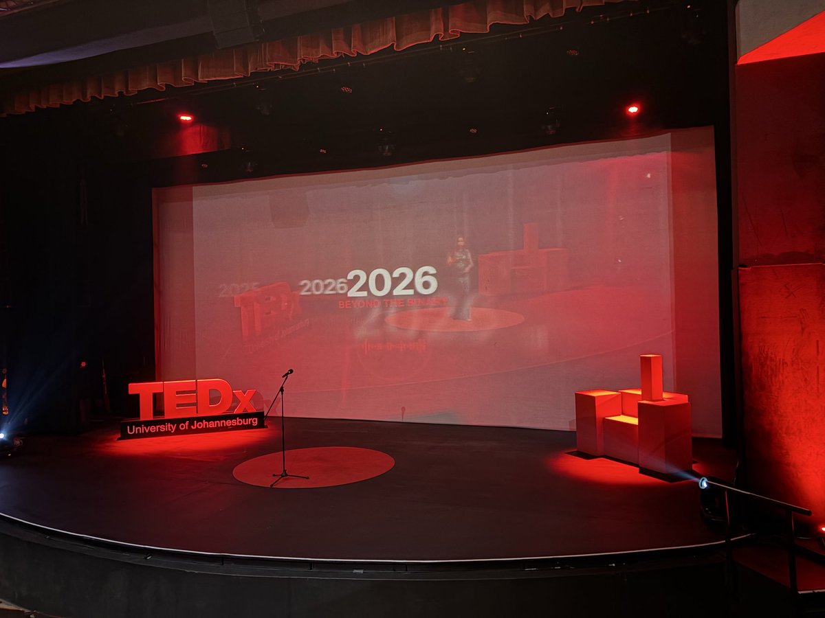 UJLibrary's tweet photo. We are ready! The 2026 TEDx University of Johannesburg event is about to start. Brace yourself for an unforgettable experience! 
#TEDxUJ2026 #TEDxUniversityOfJohannesburg  #TEDxUJ
#BeyondTheBinary https://t.co/zmilDuneA6