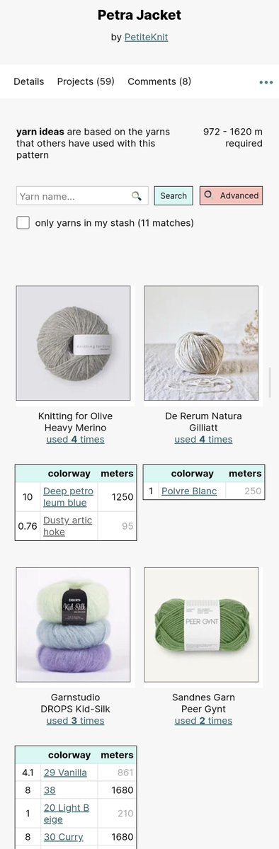 SweetYarn_Knits's tweet photo. 라벌리에서 뜨개실 관리하면 좋은 점.

실 등록할때 좀 귀찮긴 한데
한번 해놓으면 프로젝트랑 연동되서 FO하고 실 남은 양을 자동으로 업데이트 착착

무게, 성분, 컬러 등 필터링검색도 가능하고요. 엑셀 내보내기도 가능

도안페이지 Yarn ideas에서는 남이 뜬 실 밑에 내 보유 실과 길이가 나와요 https://t.co/NYav8KFZOF