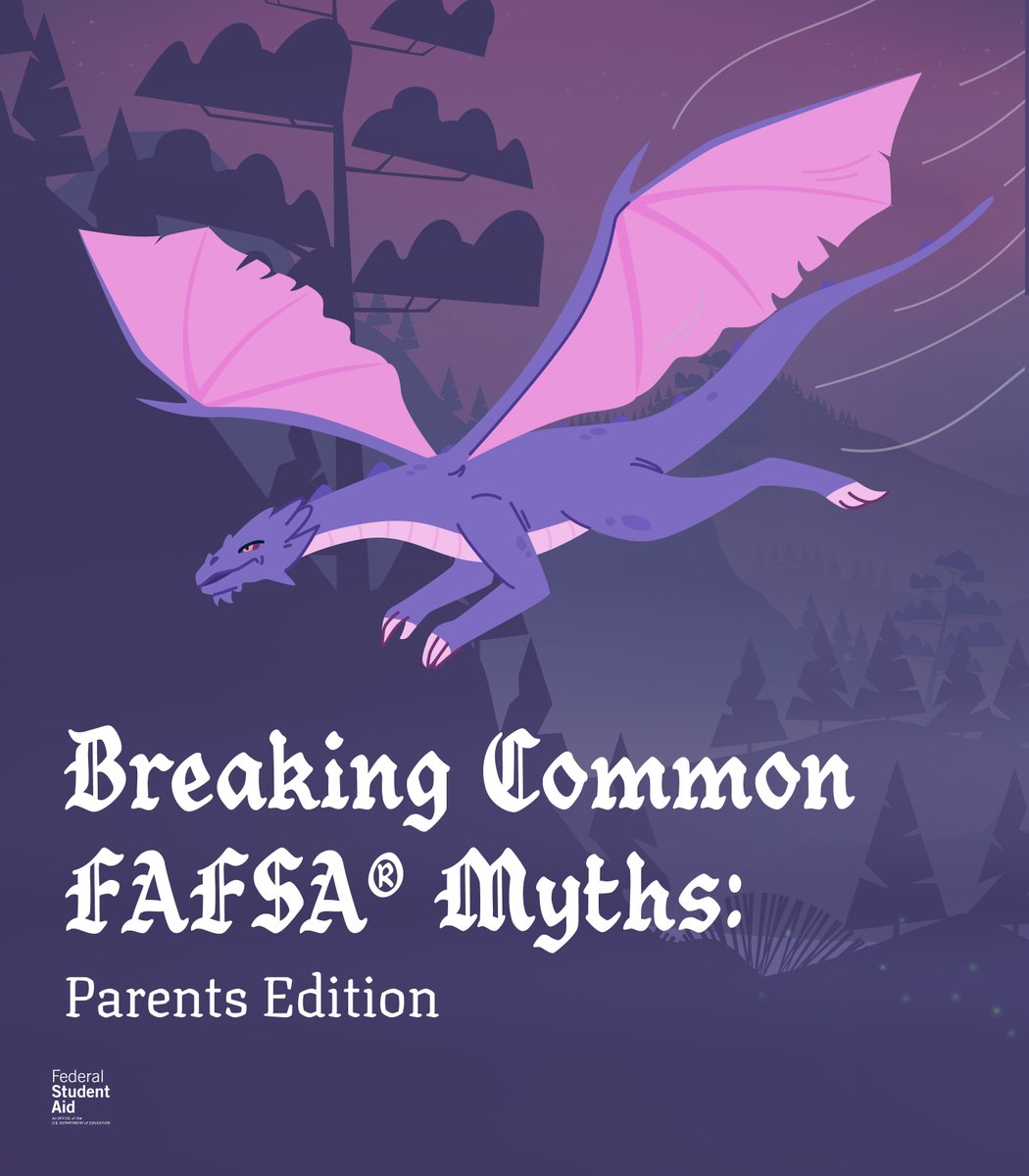 FAFSA's tweet photo. The updated FAFSA form is now faster and easier to complete.​

Separate fact from fiction and learn the truth behind some of the most common FAFSA myths. (1/2) https://t.co/ha4H3WGF0j