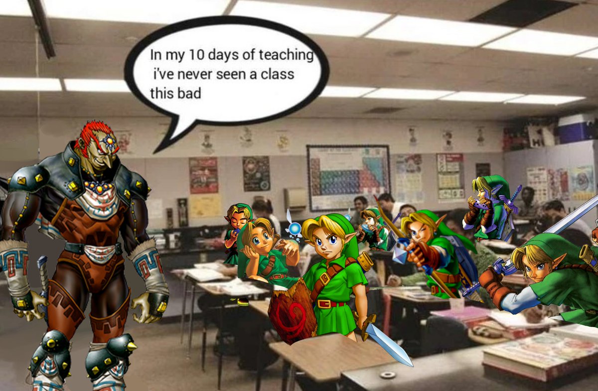 Happy_Bullets's tweet photo. OOT Ganondorf meets Link https://t.co/aY0DJDgAtR