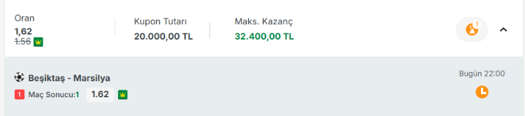 Bahisritmi's tweet photo. Kasmaya gerek yok , iddaa resmen 1.62 oran faiz veriyor. https://t.co/hn4FPCy08u