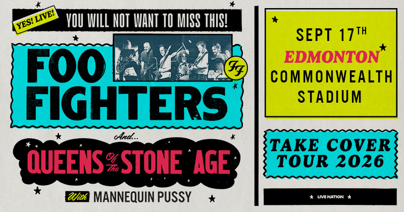 CityofEdmonton's tweet photo. Are you prepared to party ‘Everlong’ and more with the @foofighters at Commonwealth Stadium today, Sept 17? 

Here's what you need to know:

✅ Gates open at 4pm. Opening act is at 5:30pm
✅ Clear bag policy is in effect. Leave the bags at home for the quickest entry

For more info https://t.co/c8Ejo7lwEz