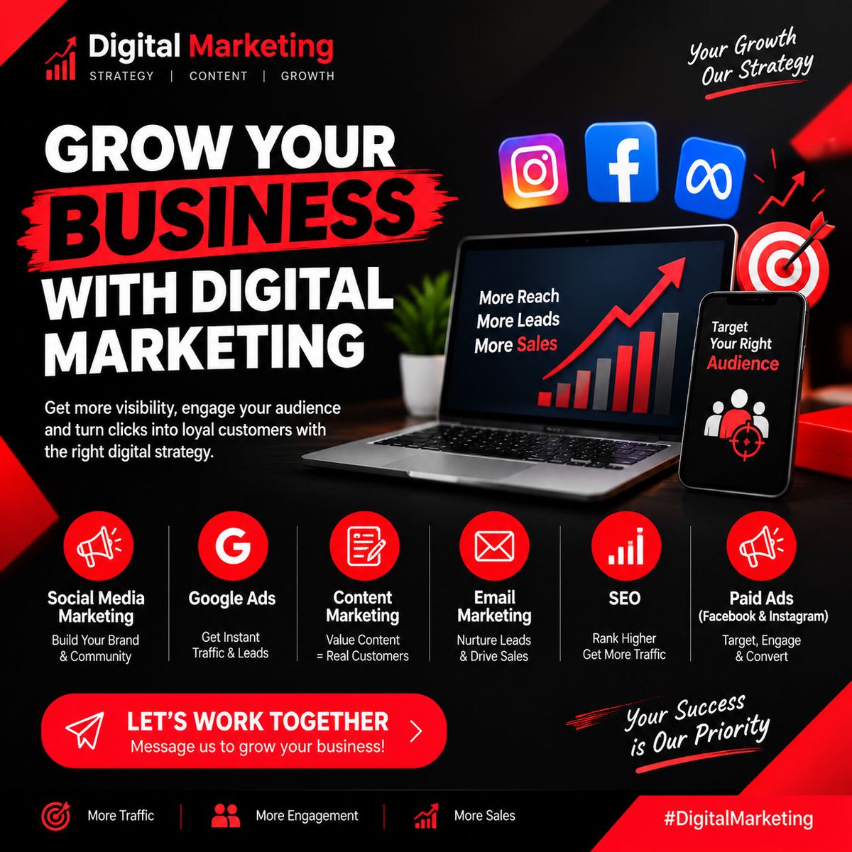 ARMAN683BD's tweet photo. 🚀 Grow Your Business with Smart Digital Marketing!

 More traffic. More leads. More sales.

💬 Ready to take your brand to the next level? DM us or drop a comment below to get started!

#DigitalMarketing #GrowYourBusiness https://t.co/Q6esqLFHwG