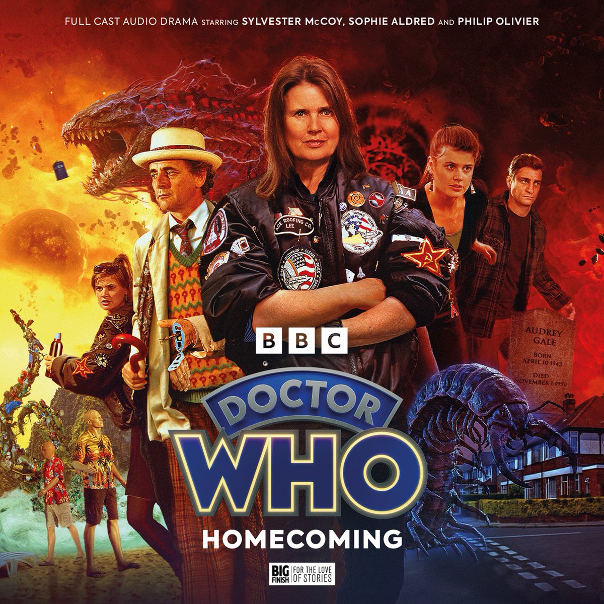 bigfinish's tweet photo. THREE ACES!  ♥️♠️♦️ And two kings. It's a full house! Sylvester McCoy, Sophie Aldred and Philip Olivier star in Doctor Who: Homecoming, due January 2027. Click https://t.co/RAY5KVWeR7 to find out more. https://t.co/OKCUoikPbc