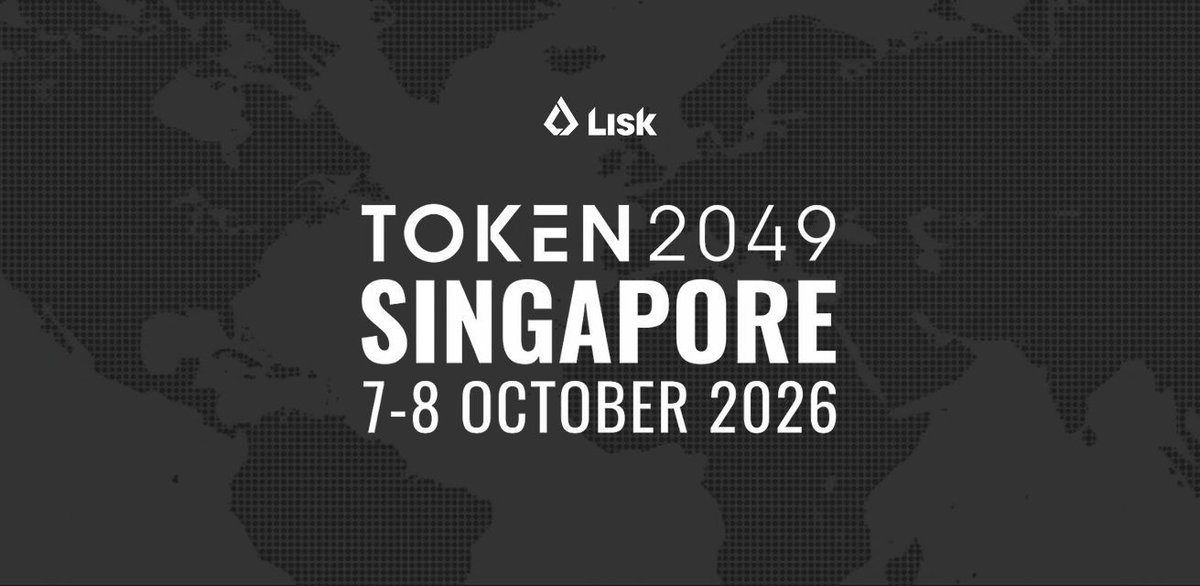 Lisk's tweet photo. Meet the Lisk team at Token2049 Singapore, on October 7-8. 

If you are a team operating across fiat and stablecoin workflows, we want to hear from you.

You may be eligible for early access.

Comment below or send us a DM, to plan a conversation with our team ↓ https://t.co/inuIvdc9gv
