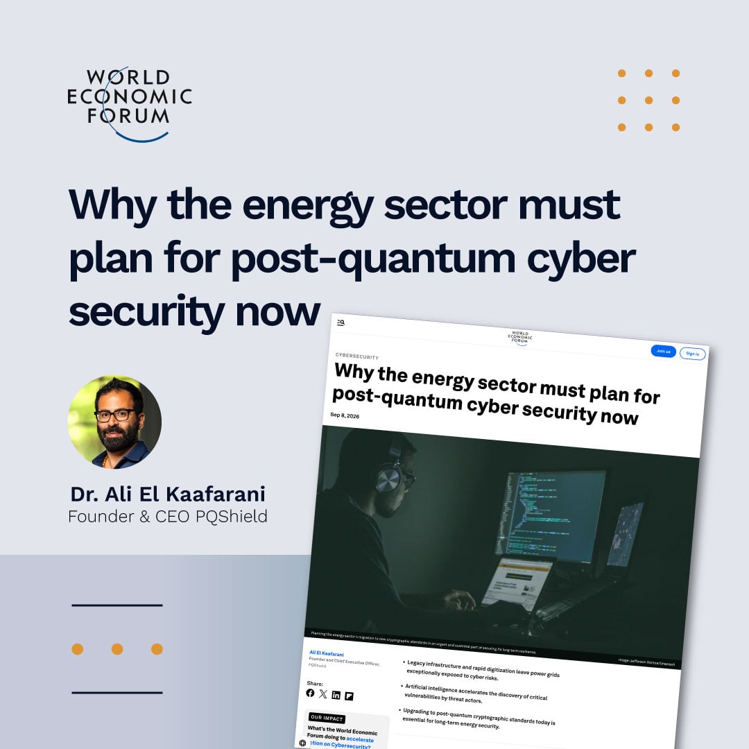 77% of utilities suffered cyber incidents in 2025. As AI accelerates threats, post-quantum readiness is vital for grid resilience. Read PQShield CEO Ali Kaafara