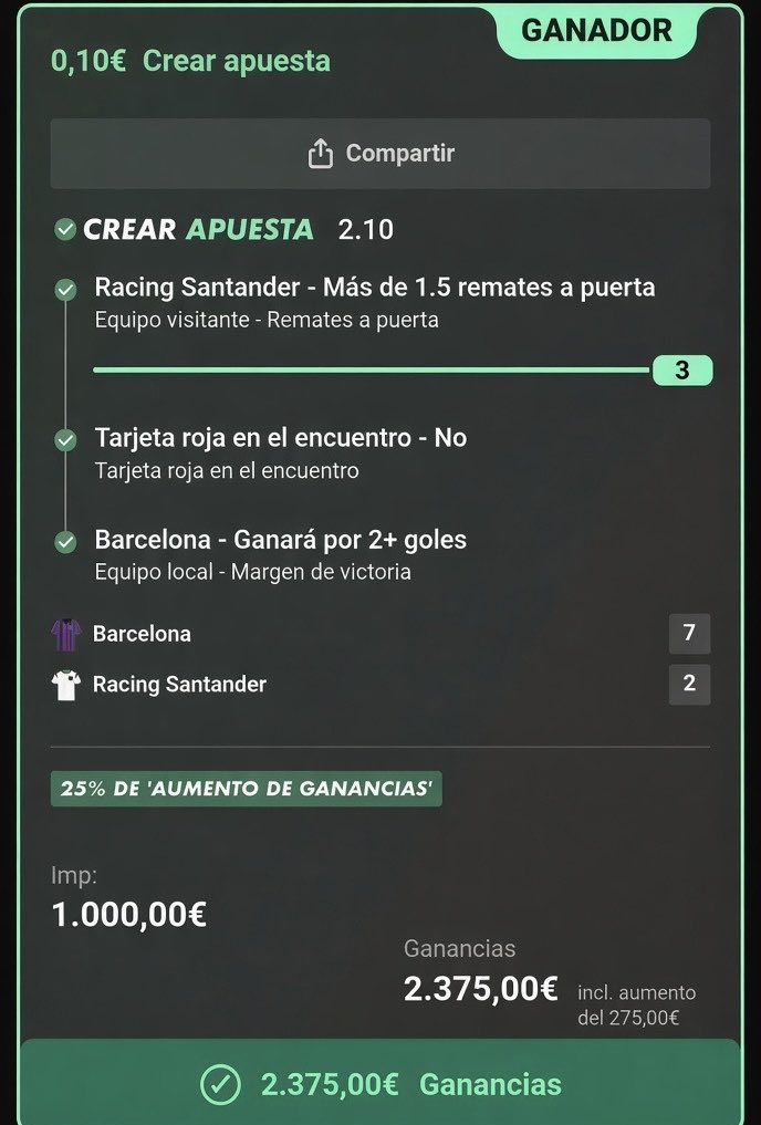Dualtip2's tweet photo. Se comportó ayer el barca…
Link en la bio para más cómo estás 
#laliga #barca #win #bet #stake https://t.co/6usnsyAn7z