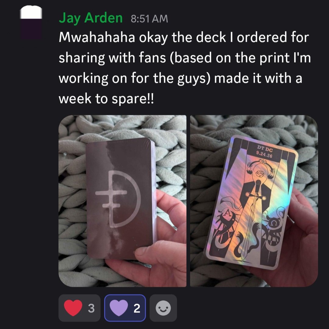 DragTalkServer's tweet photo. One week to go for the @DragxTalk US tour! We've got some incredible talent in the server. Those in DC might be lucky enough to snag one of these prints 💜

https://t.co/2dMFHz7mwa https://t.co/ei2hsxkh5X