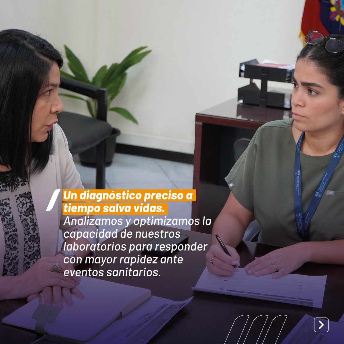 INSPI_ECUADOR's tweet photo. 🤝 ¡Trabajo articulado por la salud pública del Ecuador! 🇪🇨

El INSPI, liderado por la Directora Ejecutiva, Dra. Annie Saltos, la Coordinadora General Técnica, Dra. Eva Nicola, y el Director de Vigilancia, Med. Fabián Reina, mantuvieron una reunión técnica junto a la Dirección Nacional de Vigilancia Epidemiológica (DNVE) del Ministerio de Salud Pública.

El objetivo de esta jornada fue analizar la capacidad diagnóstica de laboratorio por cada grupo de eventos sanitarios, identificar brechas y definir acciones conjuntas que permitan optimizar la vigilancia epidemiológica en todo el país. 

Durante el encuentro se abordaron temas prioritarios como enfermedades transmisibles, zoonosis, vectores, afecciones respiratorias, resistencia antimicrobiana y eventos transmitidos por alimentos, definiendo acuerdos y rutas de trabajo estratégico para garantizar un diagnóstico oportuno y fortalecer la respuesta del sistema de salud pública.

#SaludPública #VigilanciaEpidemiológica