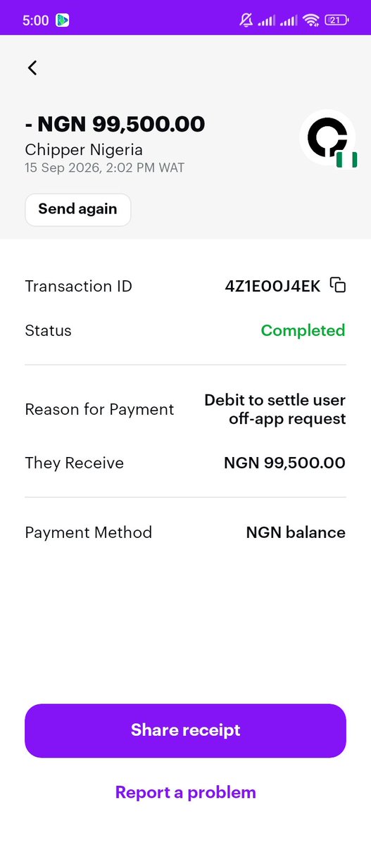 WisDom4ktt's tweet photo. @chippercashapp Since two days ago now I haven't been credited till now after passing through all the process this is not fair at all https://t.co/e0a1yVTrvi