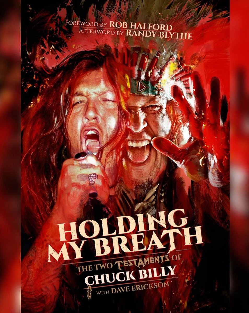 testament's tweet photo. Holding My Breath: The Two Testaments of Chuck Billy releases November 10th and is available for pre-order now!🤘

Grab your copy at https://t.co/iRI1NYH0wk 📖 https://t.co/1grrCE5Cnx