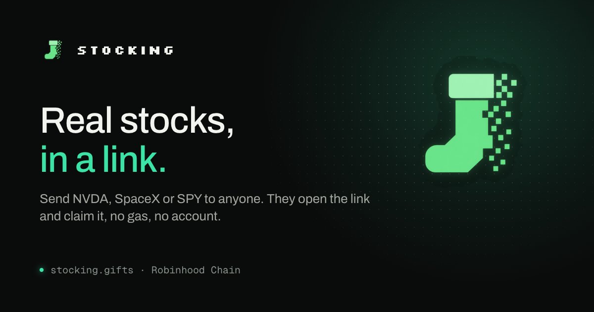 GetStocking's tweet photo. Good morning. Day two.
Same contract as yesterday, same 1% fee, same 32 stocks. What changes today is who gets a link from you.
https://t.co/VtZ87ozaFl https://t.co/NkdwPOLqRk